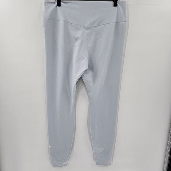 Nike leggings xxl high rise waist blue gray running gym workout - Picture 2 of 4